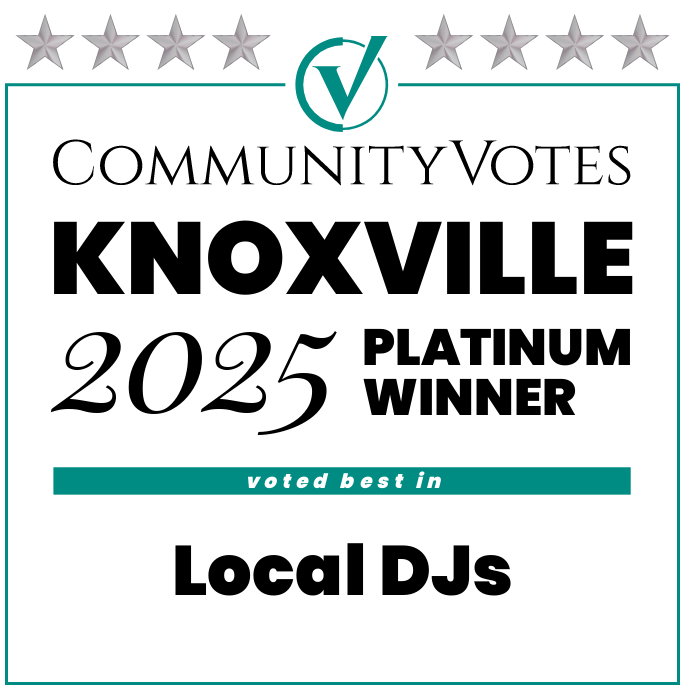 CommunityVotes Knoxville 2025 Platinum Winner — Local DJs